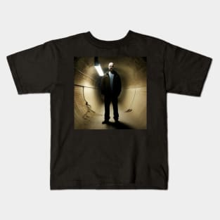 Waltuh White in a tunnel Kids T-Shirt